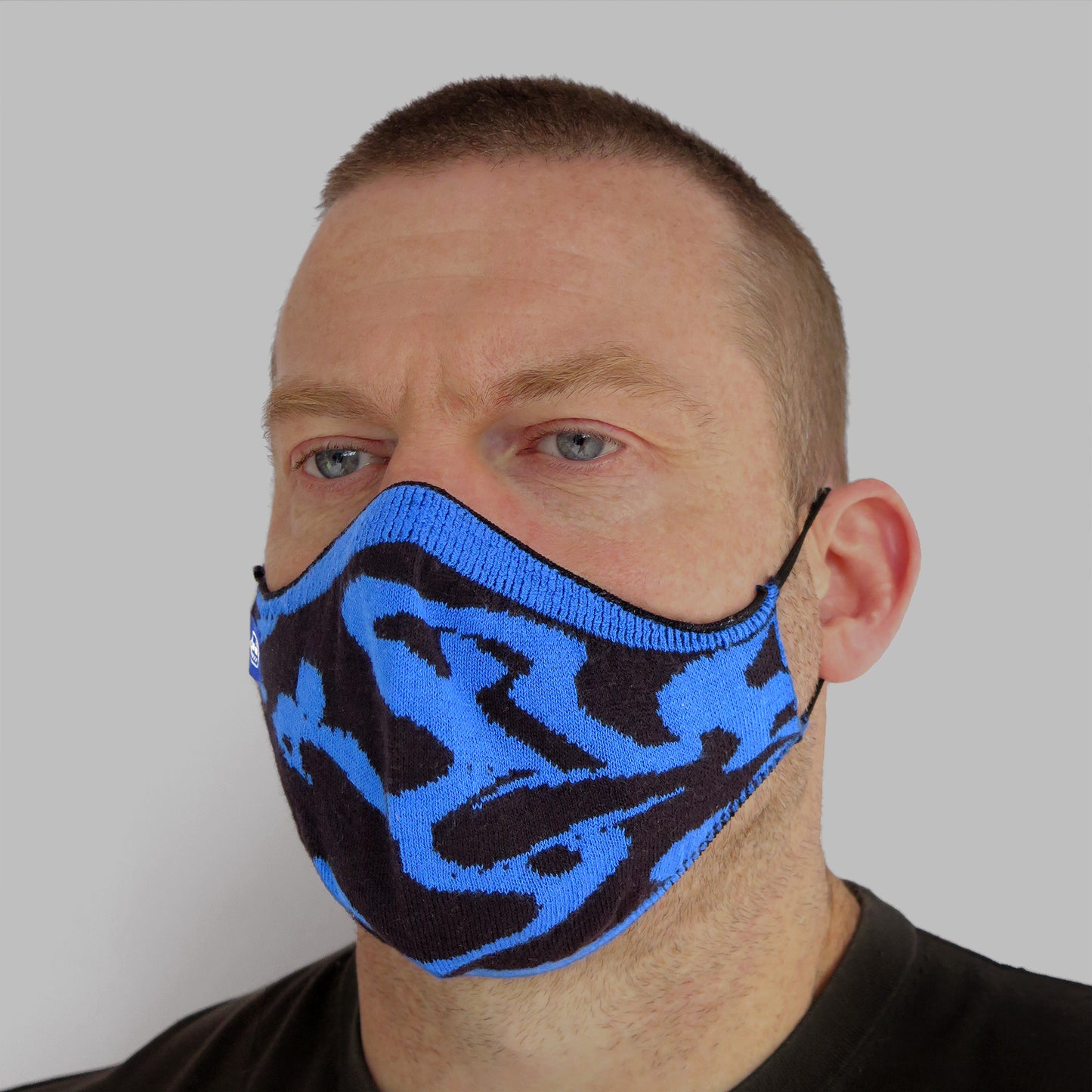 PUZLE TECHKNIT MASKS - VAPOUR BLUE (SINGLE PACK)